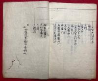 【写本】浄土往生論分科（無量寿経優婆提舎願生偈分科）