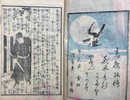 高橋阿伝夜叉譚　8編下の巻　木版画入