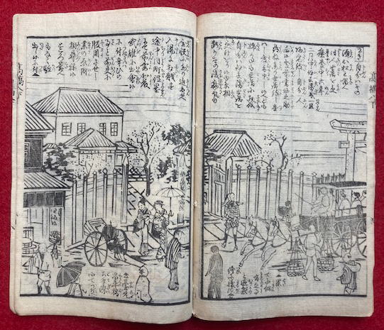 高橋阿伝夜叉譚 8編下の巻 木版画入(仮名垣魯文著・守川周重画