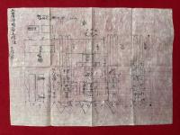 【写本】真言密教次第・作法図面　21枚揃　（座面・糸経様・五宝合事・職衆夜座図・三昧耶戒道場図・初後夜図・五宝等様・五色繕・受者加持・瓶行道作法・灌頂讃日記・教授用意・小壇面・一師口事・仏供等日記・線経様・五色糸図・同壇作法・三昧耶戒図上作法・事木事・受者作法+印図2枚）