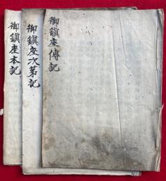 【写本】御鎮座次第記・御鎮座伝記・御鎮座本記（伊勢二所皇太神・豊受皇太神宮）　3冊揃