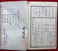 仮字考　2巻2冊揃