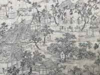 【木版刷】高砂神社境内真景　絵入