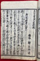 玉日宮御遺状記　絵入