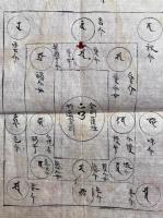 【マクリ】普賢十七尊　曼荼羅図　2枚　純秘上ノ21葉中