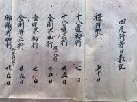 【写本】四度行者日数記