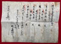 【密教古文書】神祇奥蔵灌頂至数相伝ほか　2種　真言深秘口決　室町時代写