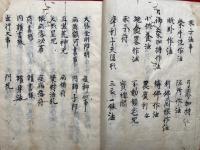 【写本】諸尊法（金剛童子咒・除夢加持・摩利支天隠形・三宝荒神咒・施餓鬼ほか）
