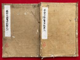 理趣釈秘要鈔　全12巻12冊揃のうち、（1）（2）のみ　2冊　（「杲宝口決賢宝記」）