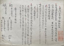 【写本】要門三采幣極秘切紙相伝口訣