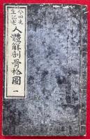 【写本】人体解剖骨格図　一　全頁肉筆図入