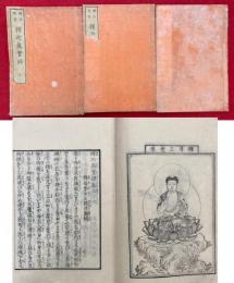 仏法起原釈迦真実録　3巻3冊揃　絵入