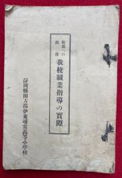 我校職業指導の実際　街頭への教育