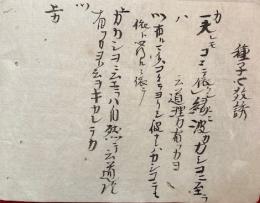 【写本】論義見聞録（種子心教誘ほか）