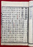 艸山要路会註