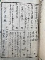 立表測景暦日諺解　図入