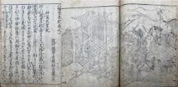 八幡宮本紀　6巻　附録共8冊揃　絵入