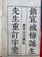 字彙　新板　全12集　首末共14冊揃