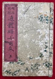 明治新撰近体婦女用文（上）　絵入