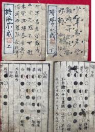 詩学小成　4巻2冊揃