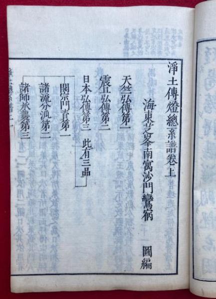 浄土伝燈総系譜 改正」鸞宿編 享保十二年刊 揃3冊|和本 浄土宗 法然 知恩院