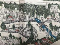 【彩色木版図】高野山奥院山内全図