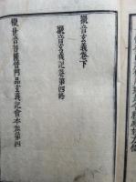 観音玄義記会本　4巻4冊揃　（観世音菩薩普門品玄義記会本）