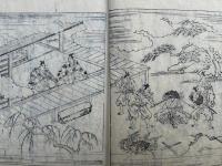 日親上人徳行記　2巻2冊揃　絵入　（洛陽本法寺開山大僧都法印久遠成院日親上人徳行記）
