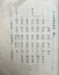密宗安心章　一部訳　（六大無礙常瑜伽・四種曼荼各不離・三密加持速疾顕・五輪九字秘釈ほか）