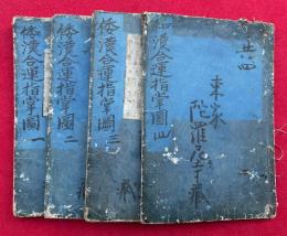 倭漢合運指掌図　4巻4冊揃