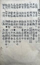 【写本】国分一之宮神名記