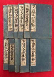 百法問荅鈔拾據要解　11巻11冊揃　（百法問答鈔要解）