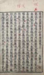 般若波羅密多心経幽賛　上下合冊　（般若心経幽賛）