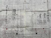【マクリ】本願寺文書図面　余間平面図列　2枚揃