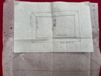 【マクリ】本願寺文書図面　余間平面図列　2枚揃