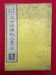 大胡消息講説　三法語講説大意