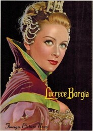 PB0144 映画パンフ「ボルジア家の毒薬」 クリスチャン＝ジャック マルティーヌ・キャロル Foreign Picture News 1954