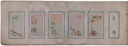 新形 花名刺見本 New Samples. Artistic Flower Visiting-Card.