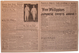 FREE PHILIPPINES 〔アメリカ戦時情報局発行日刊紙「自由フィリピン」〕  1945年8月20日号