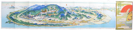鳥瞰図　肥前鹿島祐徳稲荷神社