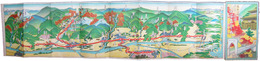 鳥瞰図　山田温泉案内