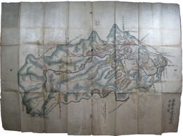 西磐井郡達古袋村御絵図