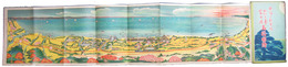 鳥瞰図　霞が浦富田浜名勝図絵
