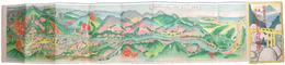 鳥瞰図　菰野湯の山温泉名勝図絵