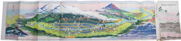 鳥瞰図　大鰐蔵館温泉絵図