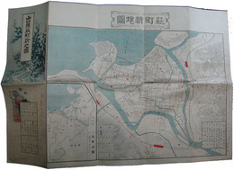 山口県萩町新地図