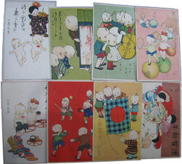 キューピー　年賀葉書