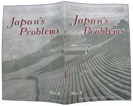 JAPAN-CHINA PICTORIAL PRIMER No. 4　Japan's Problems