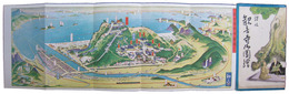 鳥瞰図　讃岐観音寺御図絵