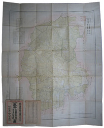 東京府北豊島郡長崎村・豊多摩郡落合村全図